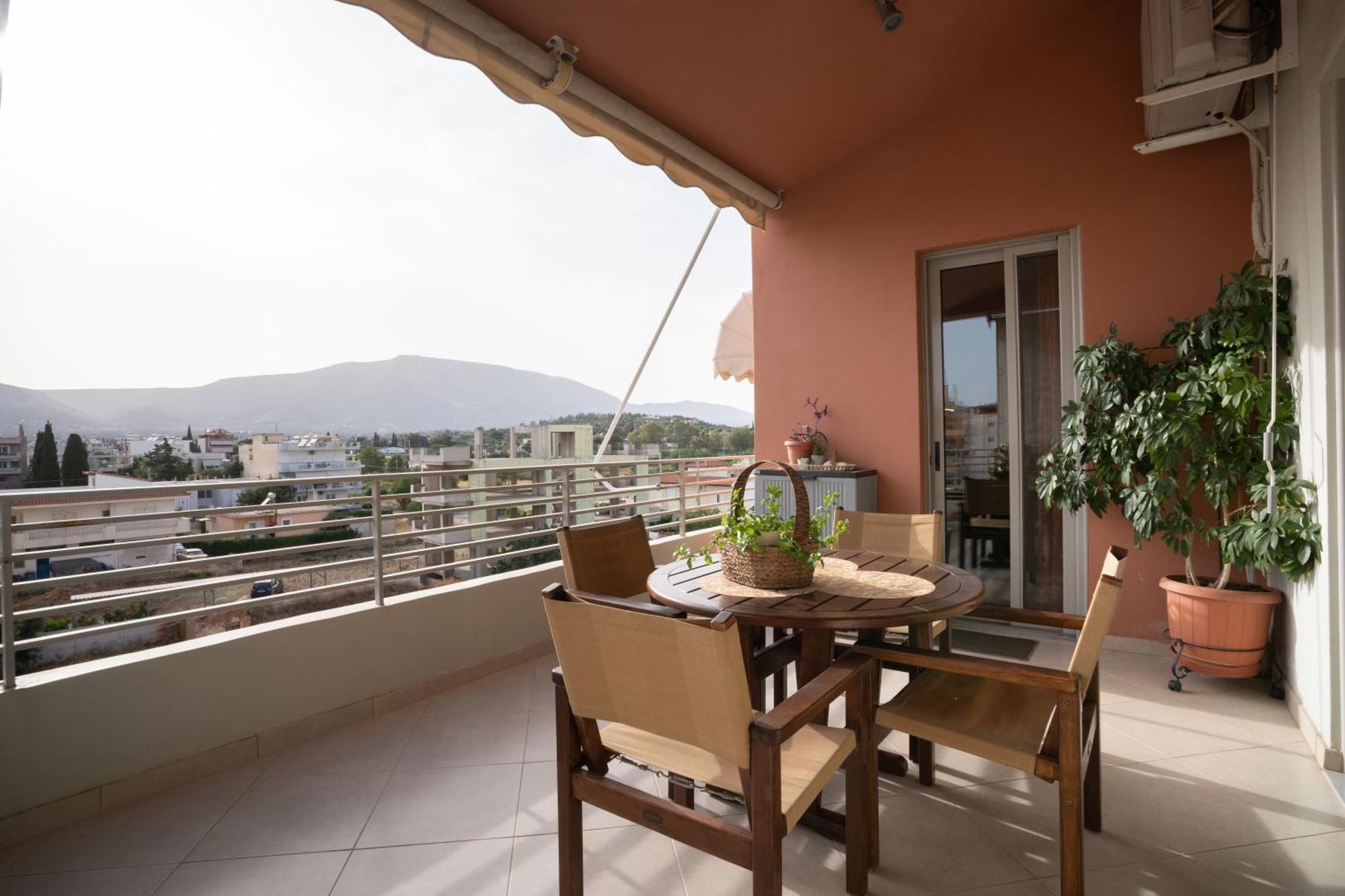 Maria'S Airport Apartment Koropion Exterior photo
