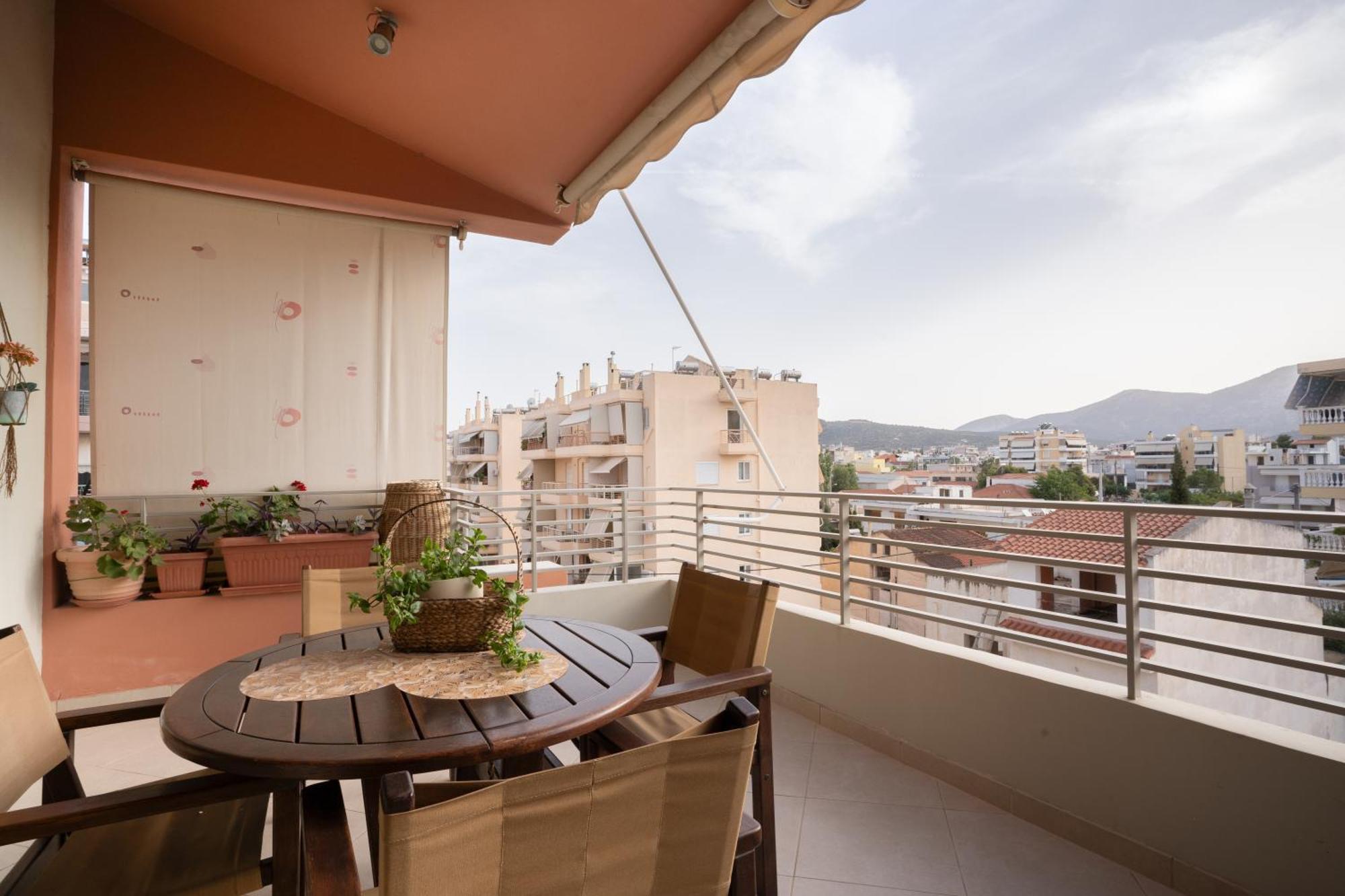 Maria'S Airport Apartment Koropion Exterior photo